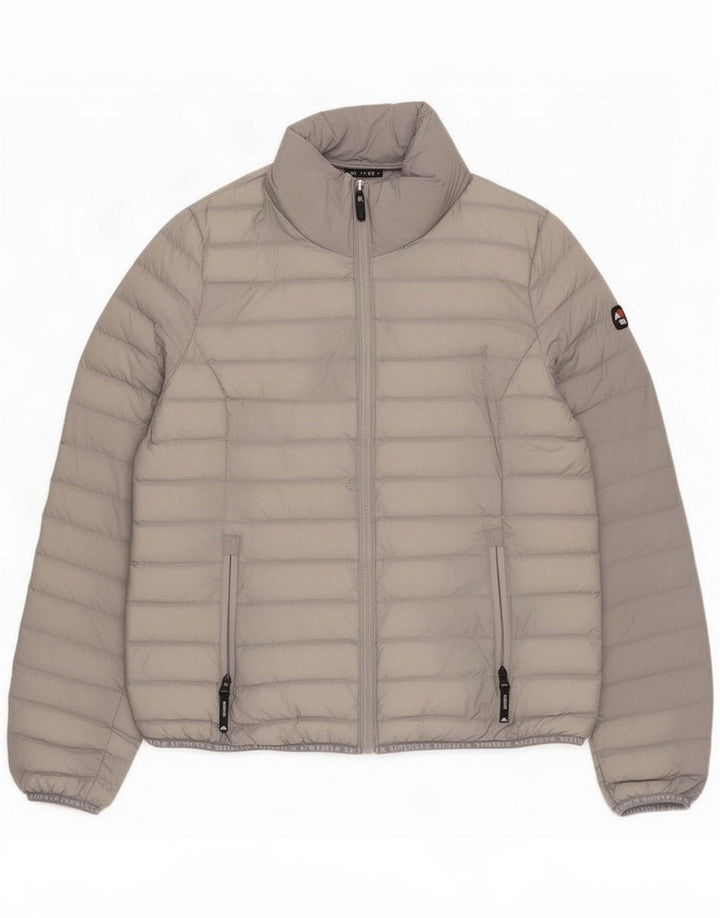 Giacca imbottita da donna Superdry UK 14 Large Grey Nylon