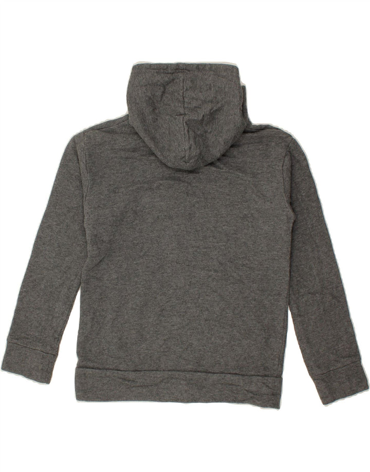 PUMA Boys Graphic Hoodie Jumper 10-11 Years Medium Grey Cotton Vintage Puma and Second-Hand Puma from Messina Hembry 