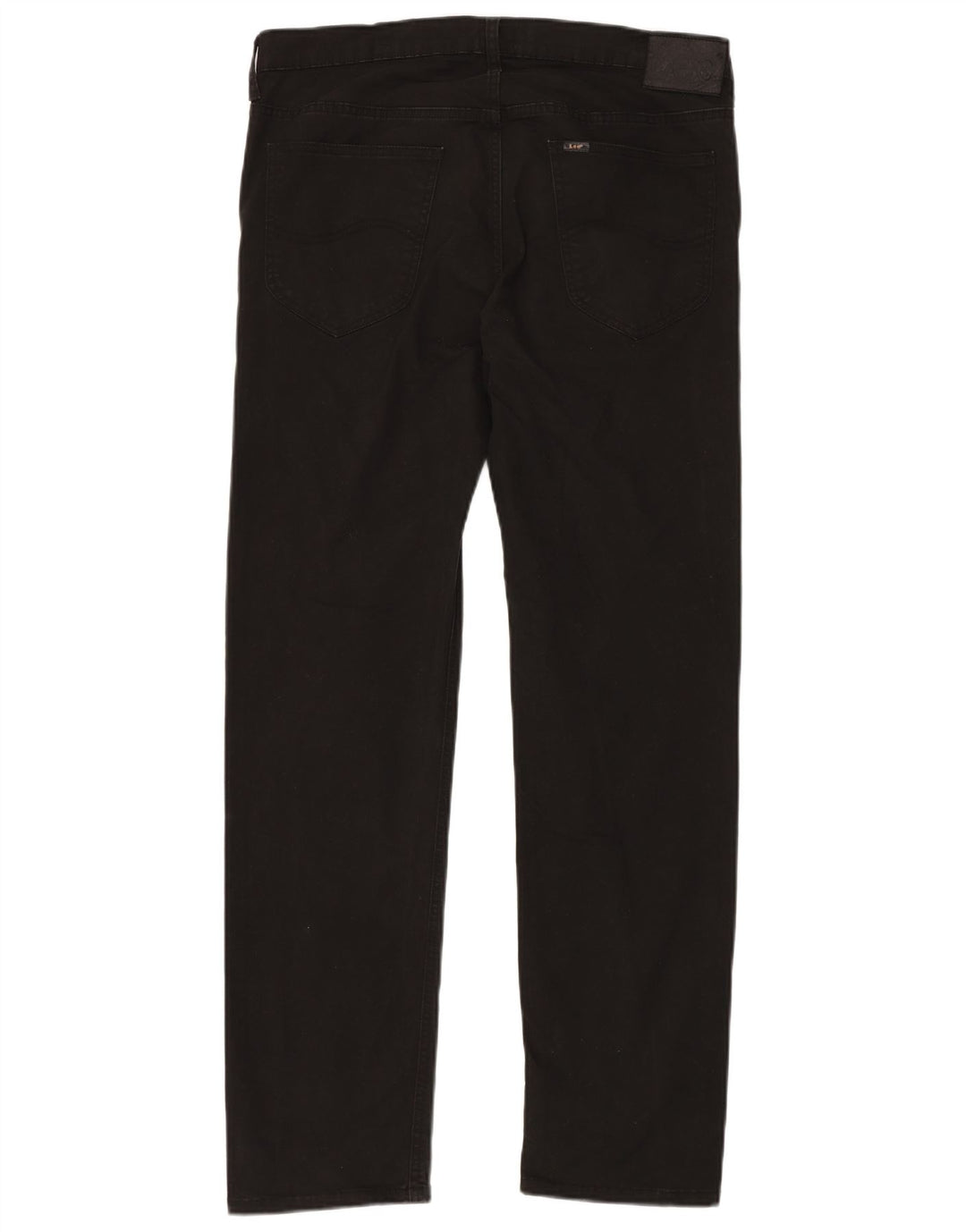 Pantaloni casual dritti da uomo LEE Daren Zip Fly W34 L32 in cotone nero