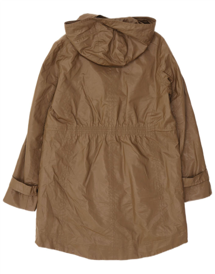 Impermeabile con cappuccio da donna Massimo Dutti UK 14 Marrone medio