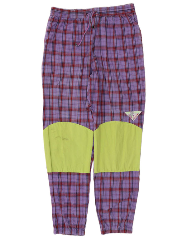 Pantaloni da tuta da uomo BAILO Joggers IT 52 XL Viola a quadri