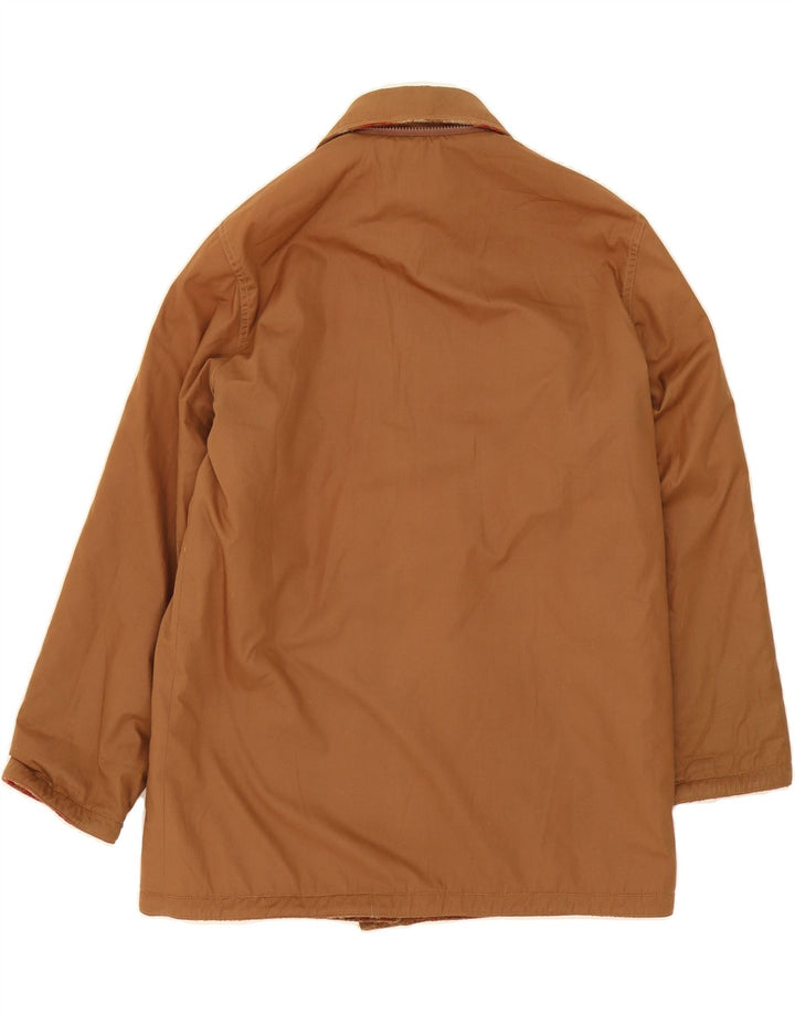 C&A Womens Reversible Jacket EU 46 XL Brown Striped Polyester Vintage C&A and Second-Hand C&A from Messina Hembry 
