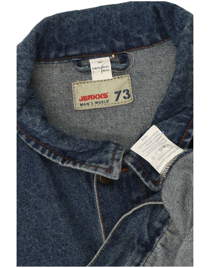 Giacca di jeans da uomo Jeaxxs IT 60/62 5XL Blu Cotone