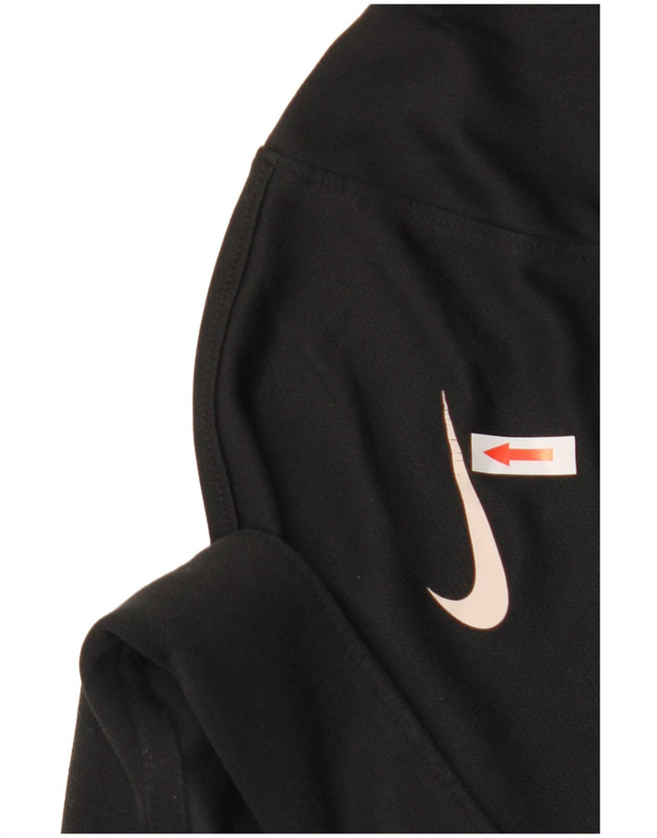 Polo Nike Dri Fit da uomo XL in poliestere nero