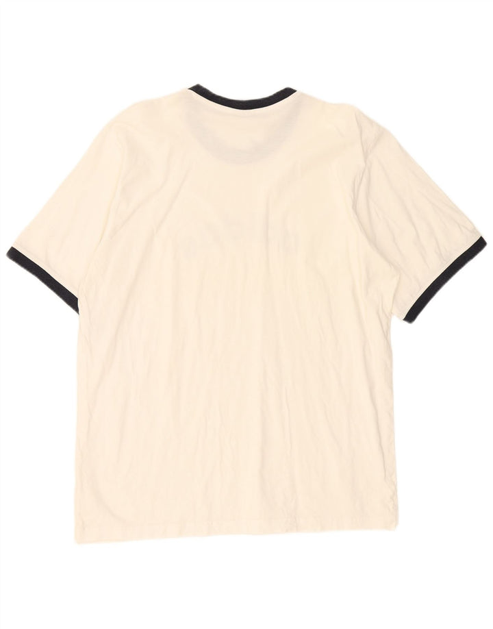 T-shirt grafica da uomo Adidas Top 2XL color block bianco