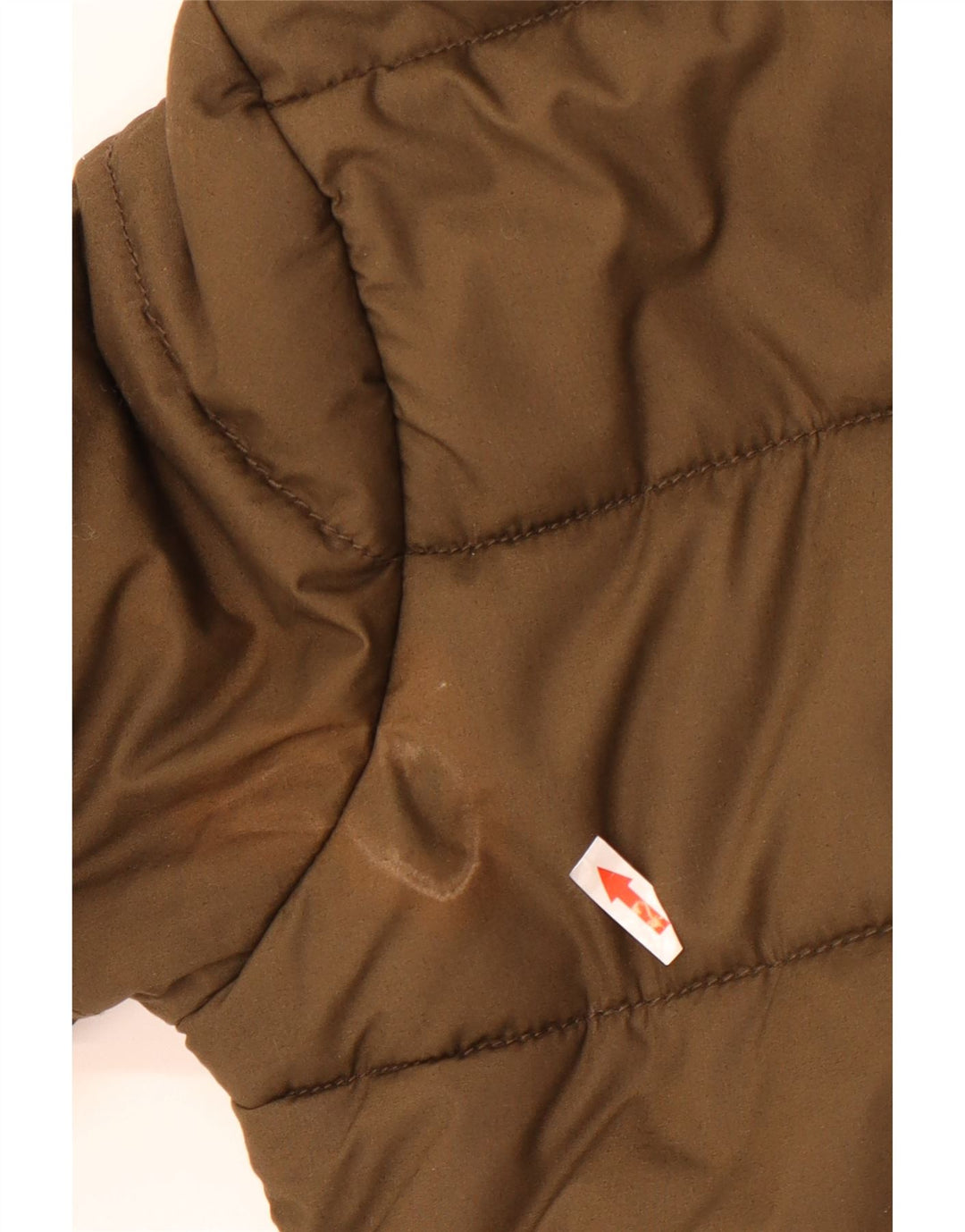 Giacca imbottita con cappuccio da uomo Superdry UK 38 poliestere kaki medio