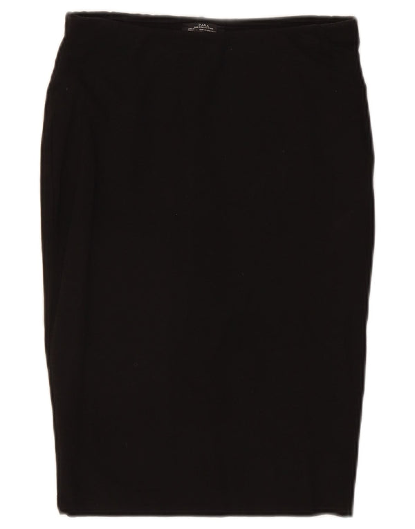 Gonna a tubino da donna Zara media W28 in cotone nero
