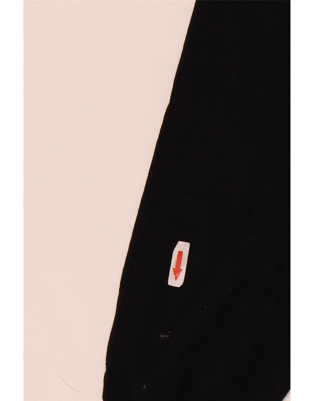 Maglione da uomo con zip e collo autografo, grande, in lana merino nera