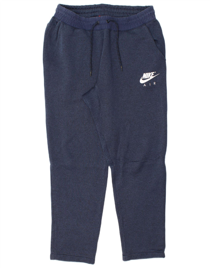 Pantaloni da tuta da donna NIKE UK 14 cotone blu navy medio