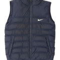 Gilet imbottito Nike da bambino 13-14 anni XL blu navy in poliestere