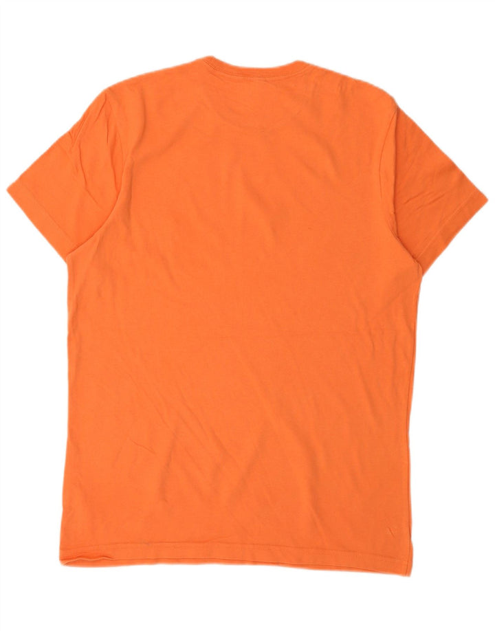 JACK WILLS T-shirt da uomo dalla vestibilità classica Top in cotone arancione medio