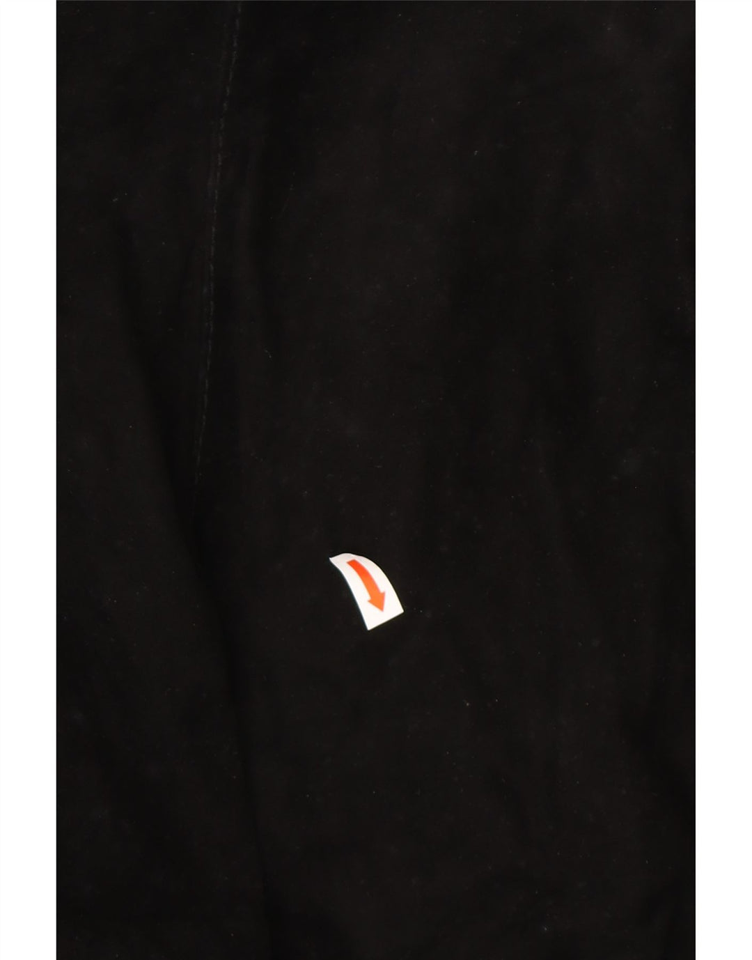 Giacca in pelle scamosciata corta da donna VINTAGE UK 10 piccola nera