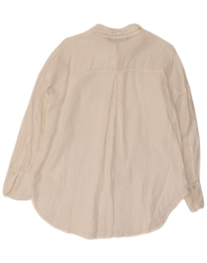 Camicia oversize da donna Zara UK 6 XS bianca
