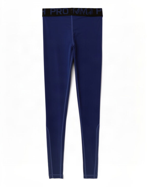 Leggings grafici Nike Dri Fit da donna UK 12 color block blu medio