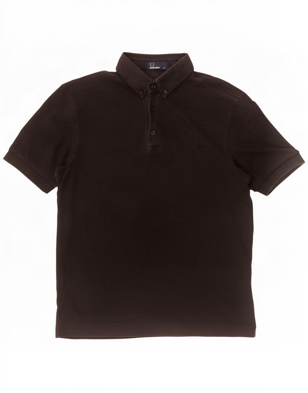 Polo da uomo Fred Perry in cotone nero medio