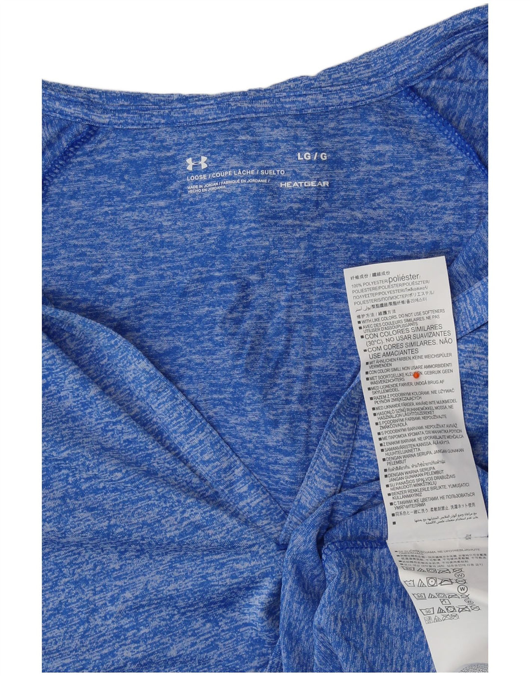 Maglia a maniche lunghe con cappuccio da donna Under Armour UK 16 Large Blu Poliestere