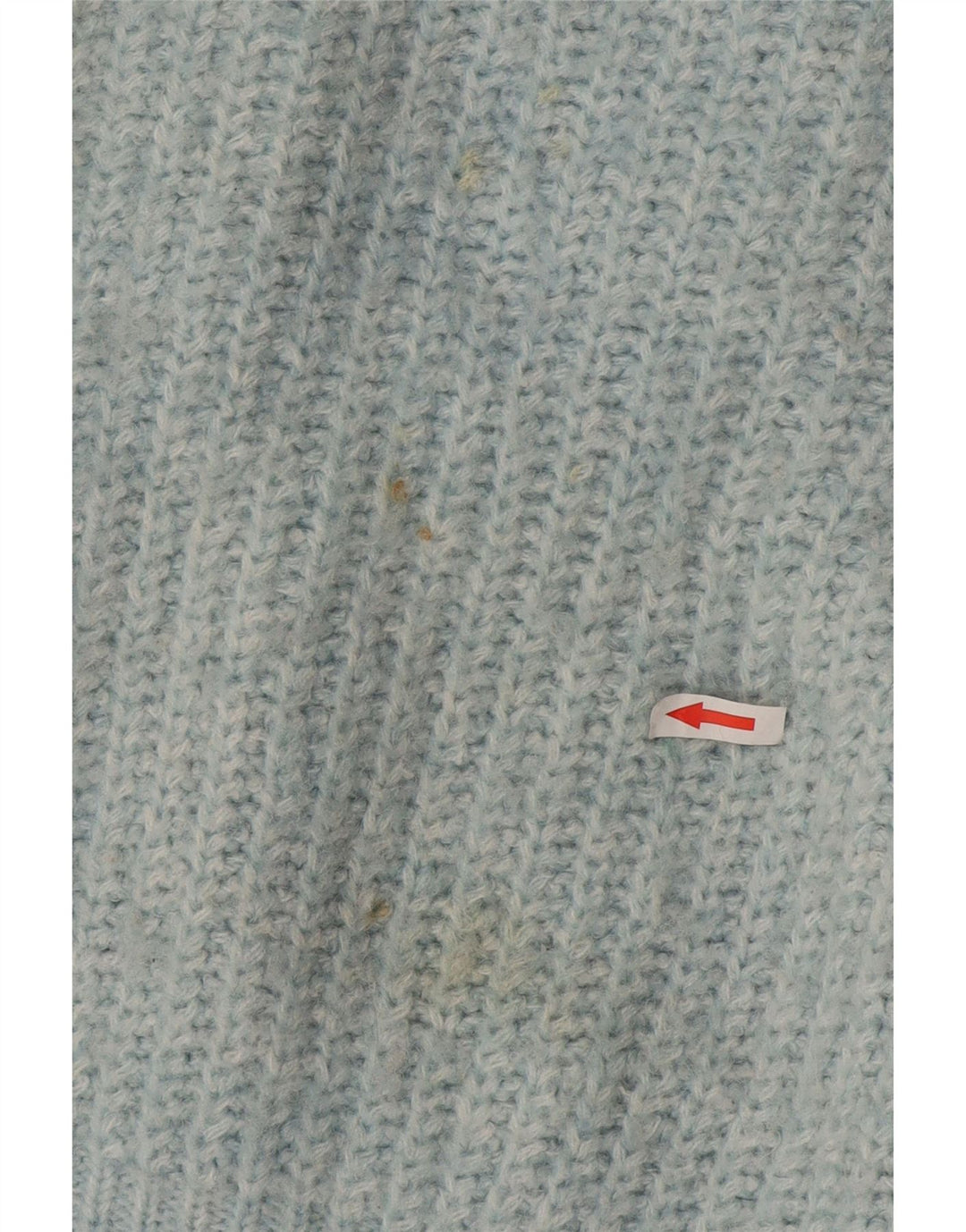 Maglione maglione oversize con scollo a barca da donna Zara UK 14 Poliestere blu medio