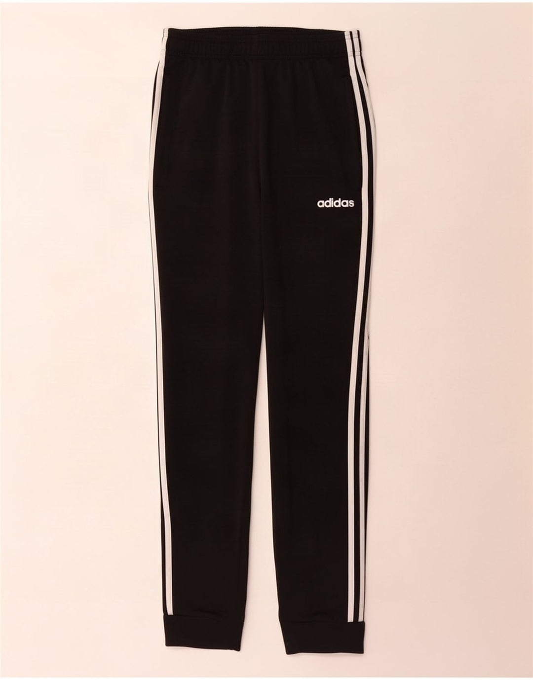 Pantaloni da tuta da uomo Adidas Joggers piccoli in poliestere nero
