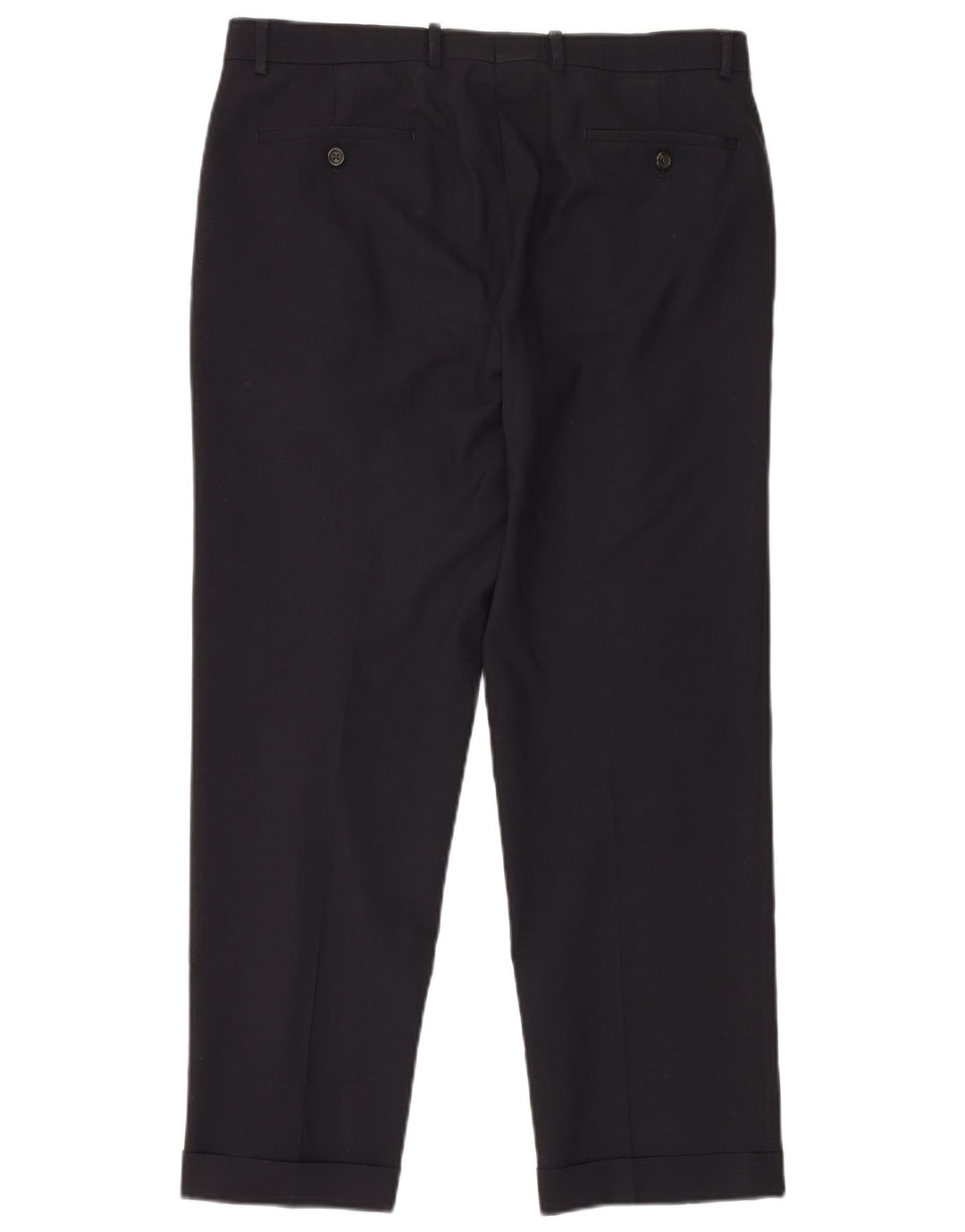 RALPH LAUREN Pantaloni da completo da uomo con pegged comfort totale W34 L30 neri