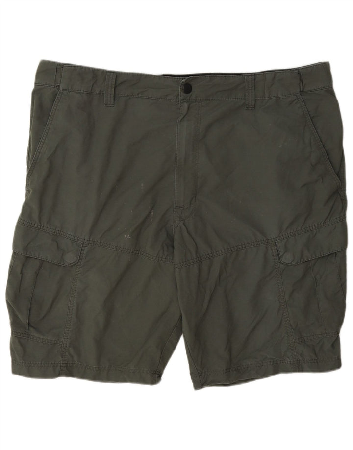 Pantaloncini cargo da uomo Marks & Spencer W40 XL cotone kaki