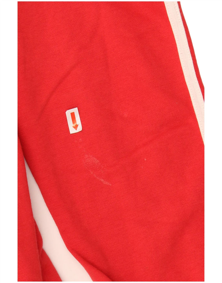 CHAMPION Mens Zip Hoodie Sweater Large Red Cotton