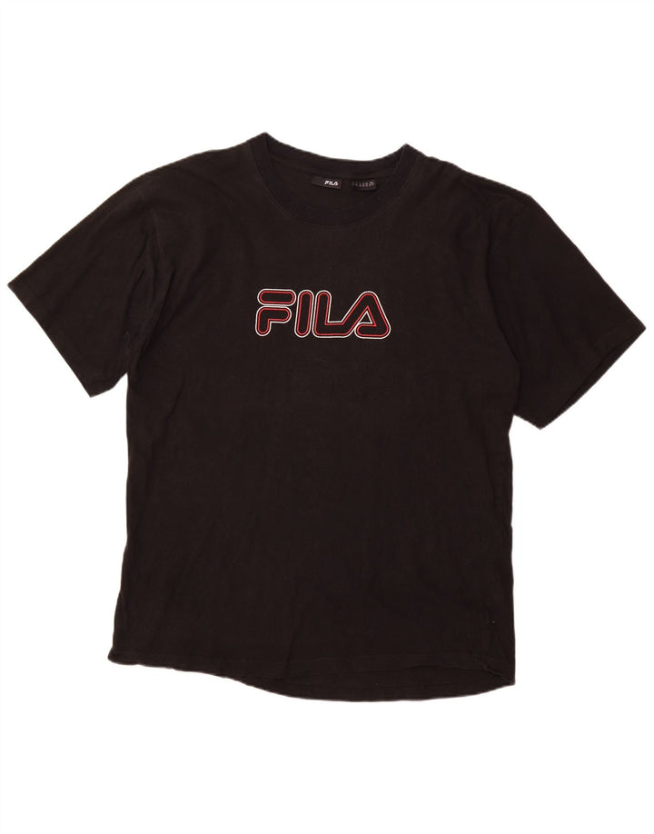 T-shirt grafica da uomo FILA Top XL Nera