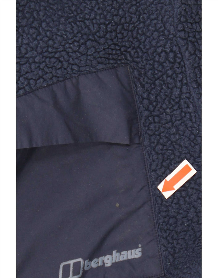 Berghaus Giacca in pile da uomo UK 42 XL Blu navy Poliestere