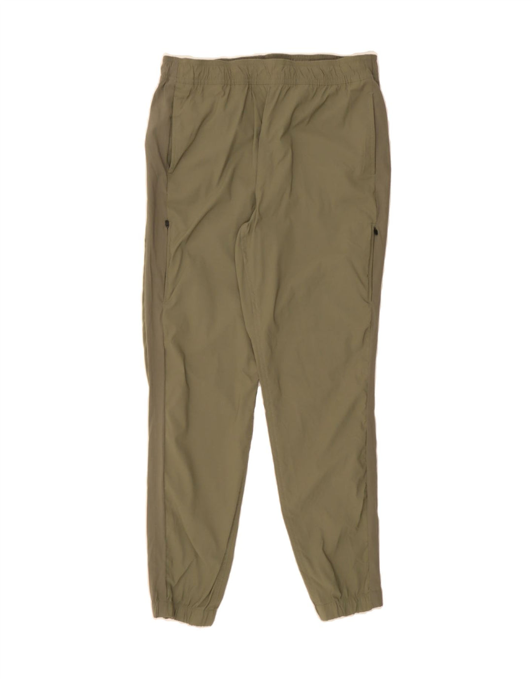 EDDIE BAUER Womens Tracksuit Trousers Joggers US 8 Medium Khaki Nylon Vintage Eddie Bauer and Second-Hand Eddie Bauer from Messina Hembry 