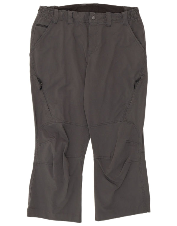Pantaloni corti da escursionismo da donna Berghaus UK 14 Large W34 L25 Poliammide grigio