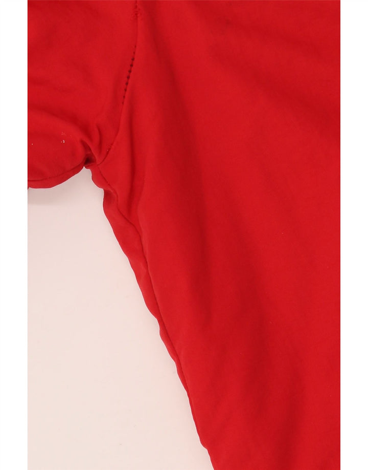 TOMMY HILFIGER Giubbotto bomber da uomo UK 40 Large Rosso Poliammide