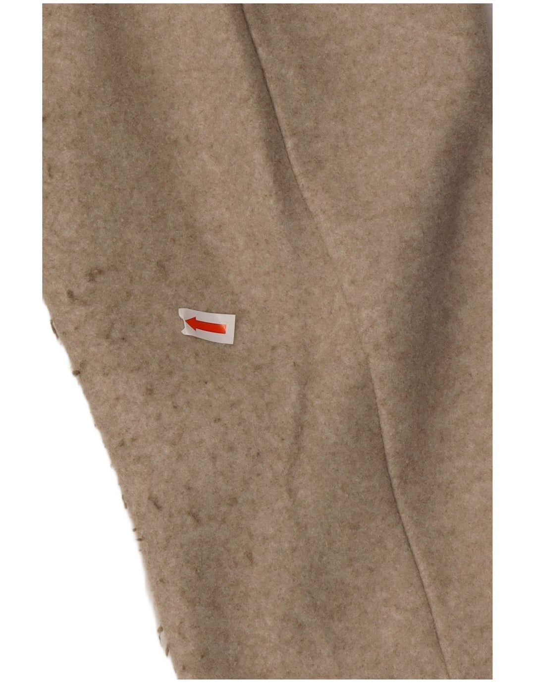 ZARA Womens Hooded Overcoat UK 18 XL Beige Polyester