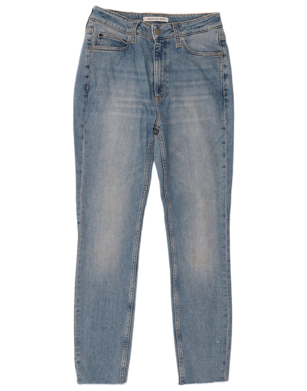 Jeans skinny da uomo Calvin Klein W29 L27 cotone blu