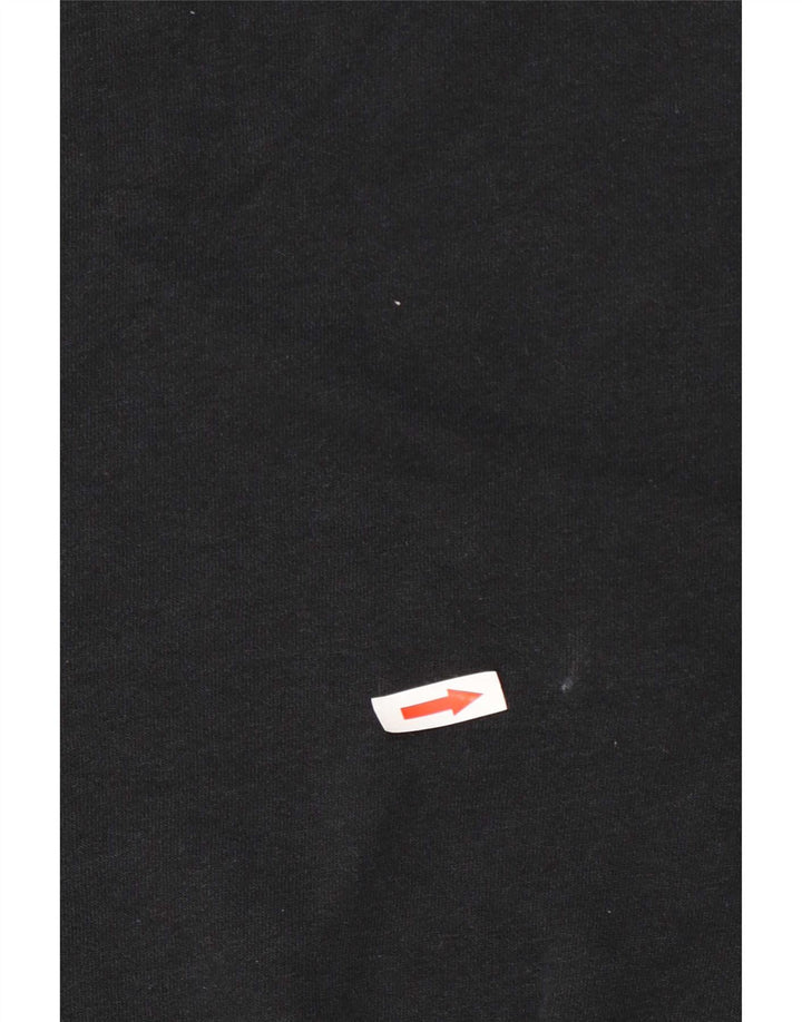 Felpa oversize con grafica Nike da donna, maglione UK 10, piccolo cotone grigio