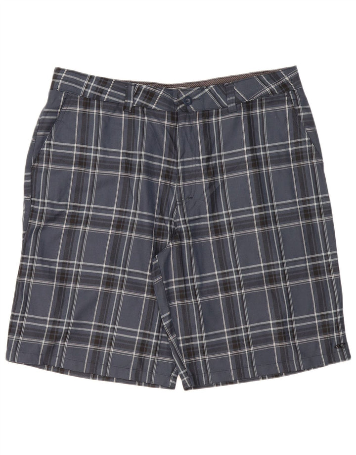 Pantaloncini chino da uomo O'Neill W40 XL poliestere scozzese blu navy