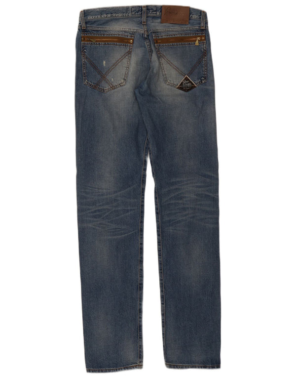 ROY ROGERS Jeans slim da donna Seven Bell IT 46 Large W32 L35 Cotone blu