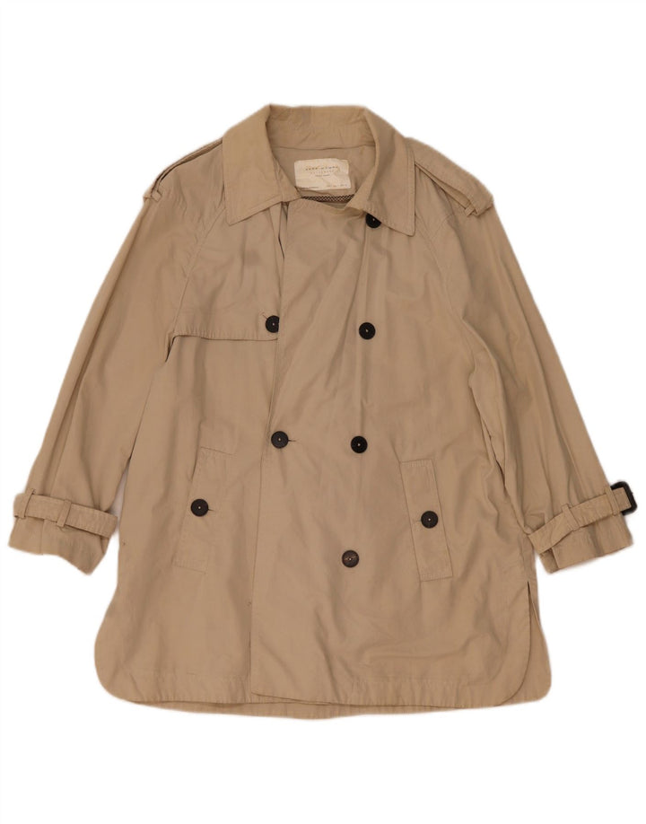Trench oversize da donna Zara UK 10 piccolo Beige
