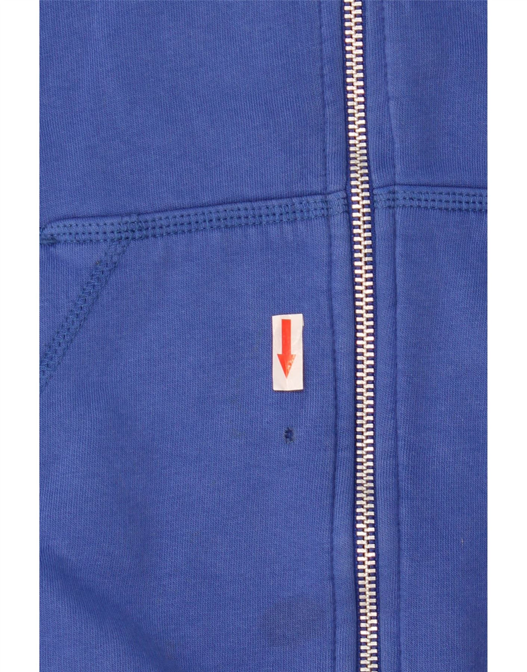 Felpa con cappuccio e zip Nike da uomo, grande, in cotone blu