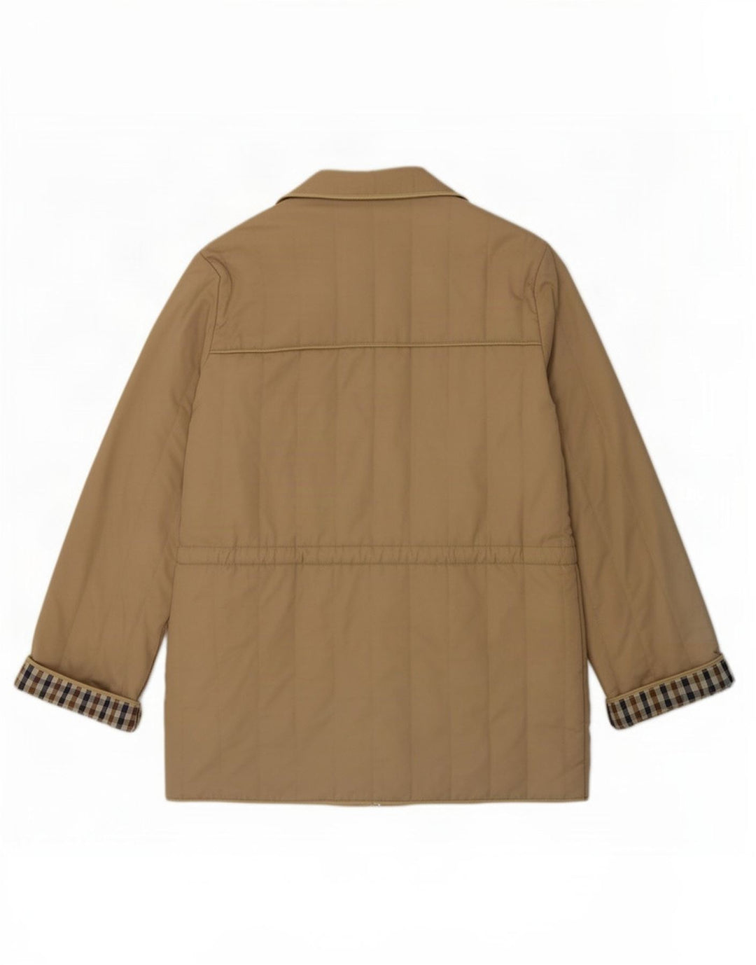 Cappotto imbottito oversize da donna Aquascutum UK 16 Large Beige Poliestere