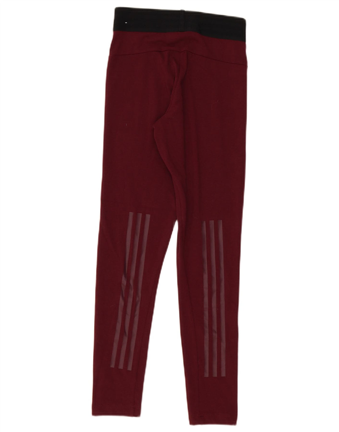 Leggings Adidas Donna UK 4/6 XS Borgogna Cotone