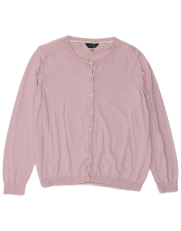 Maglione cardigan da donna Joules UK 20 2XL cotone rosa