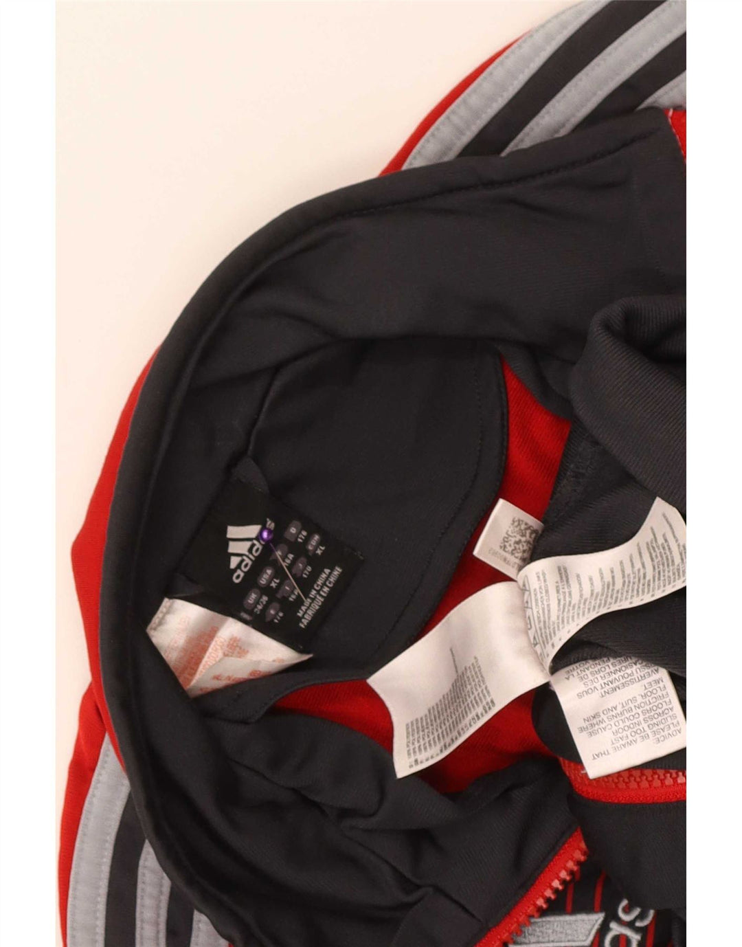 Giacca da ginnastica grafica da ragazzo Adidas 15-16 anni Colore rosso