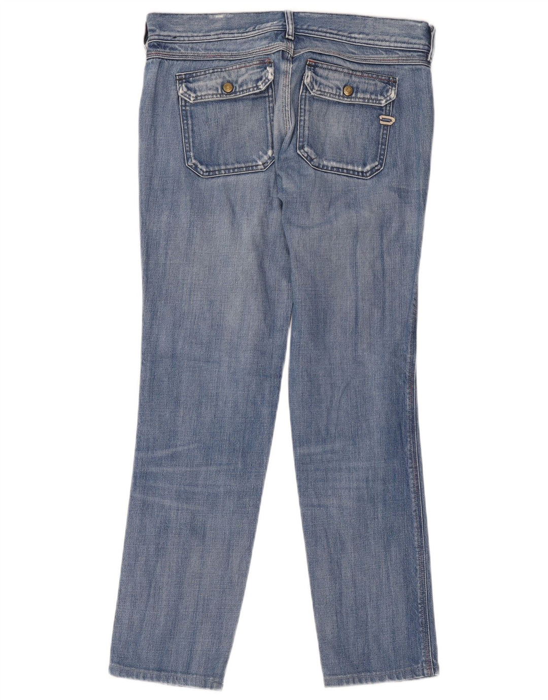 Jeans slim invecchiati da donna Diesel W30 L29 cotone blu