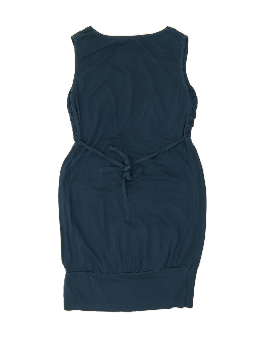 VINTAGE Womens Sleeveless Bodycon Dress UK 12 Medium Blue Vintage Vintage and Second-Hand Vintage from Messina Hembry 