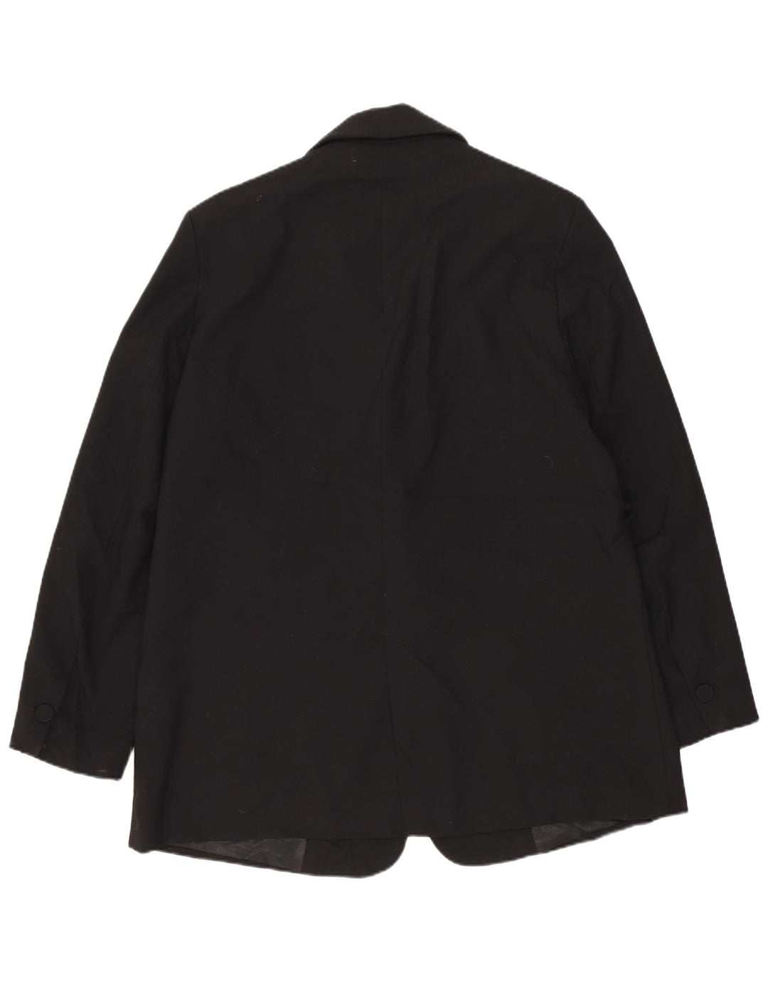 Giacca blazer a 1 bottone da donna Zara UK 14 poliestere nero medio