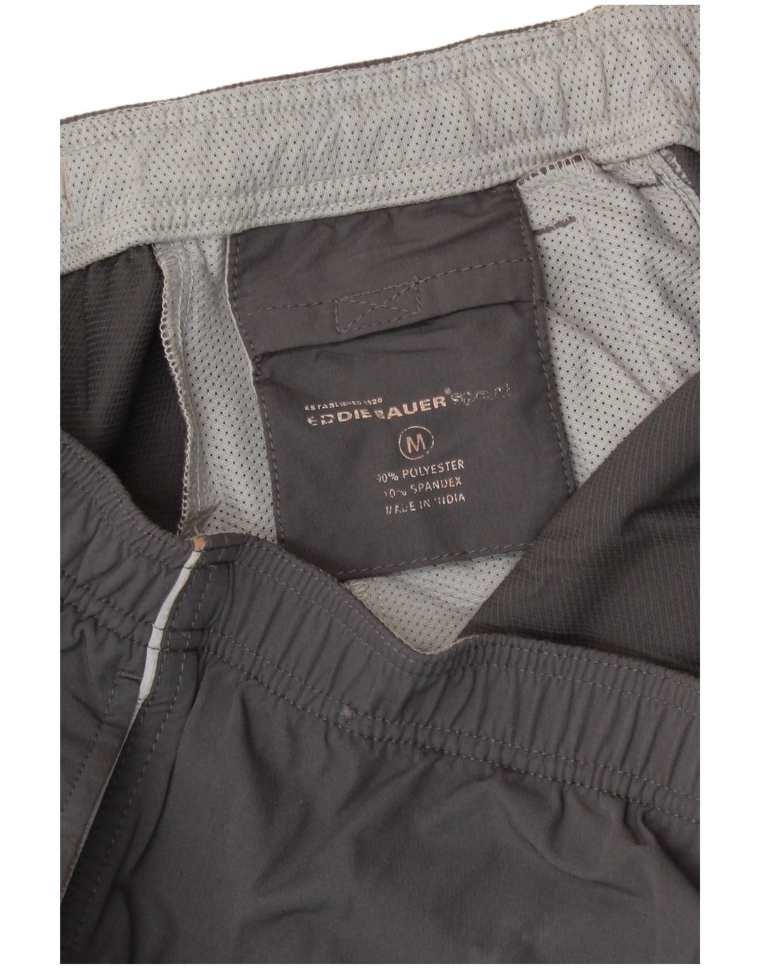 Pantaloni da tuta da uomo Eddie Bauer in poliestere grigio medio