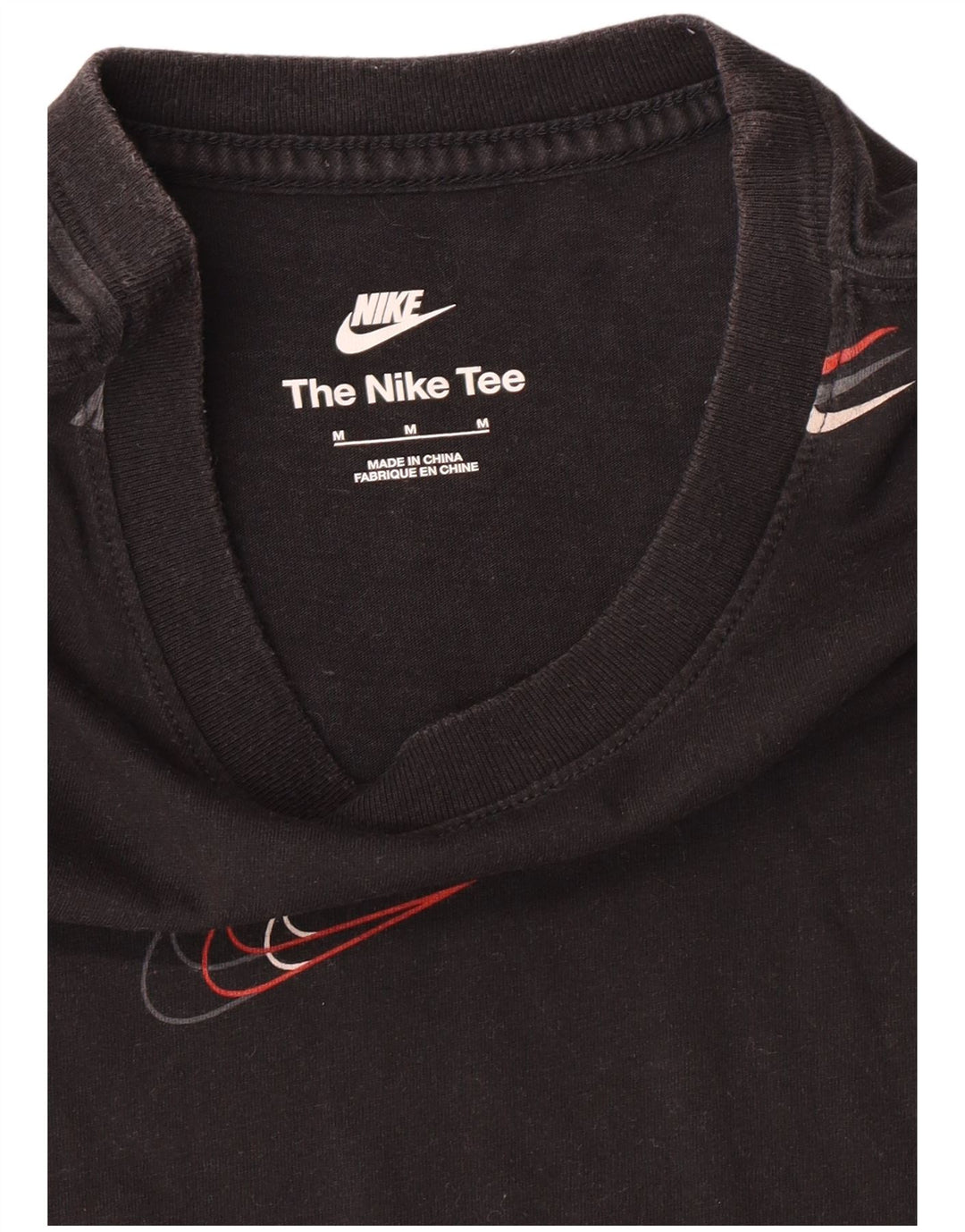 T-shirt grafica da uomo NIKE Top media nera