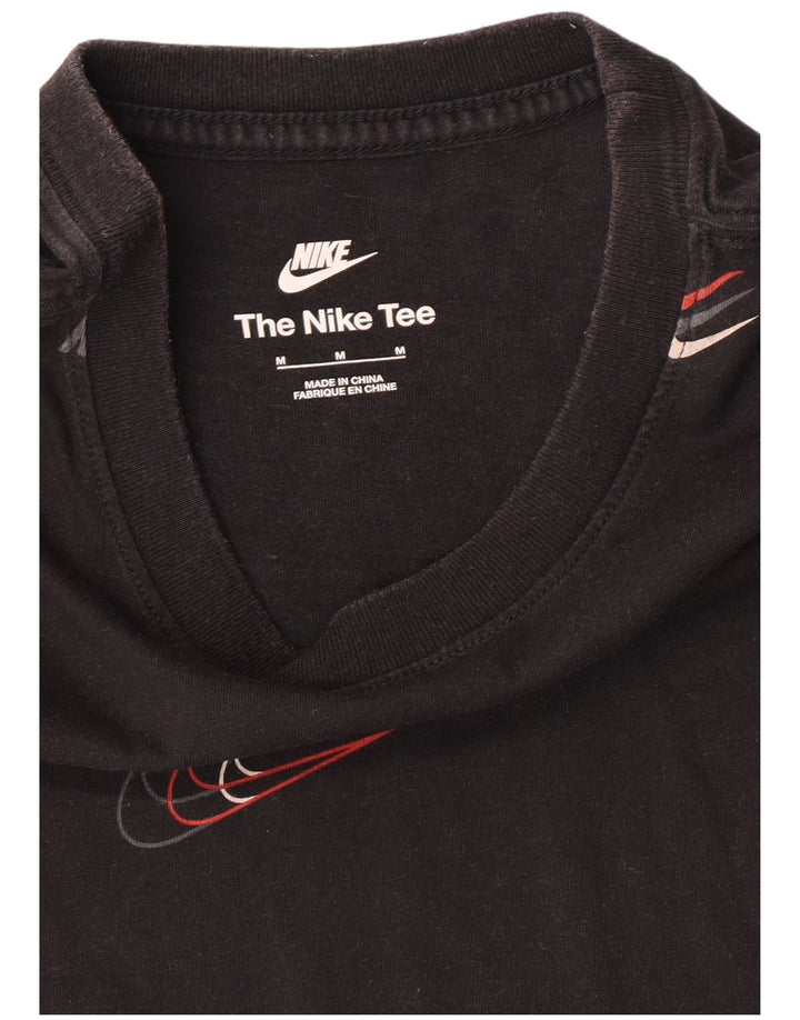 T-shirt grafica da uomo NIKE Top media nera