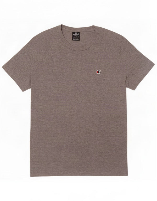 Champion Mens T-Shirt Top Large Grey