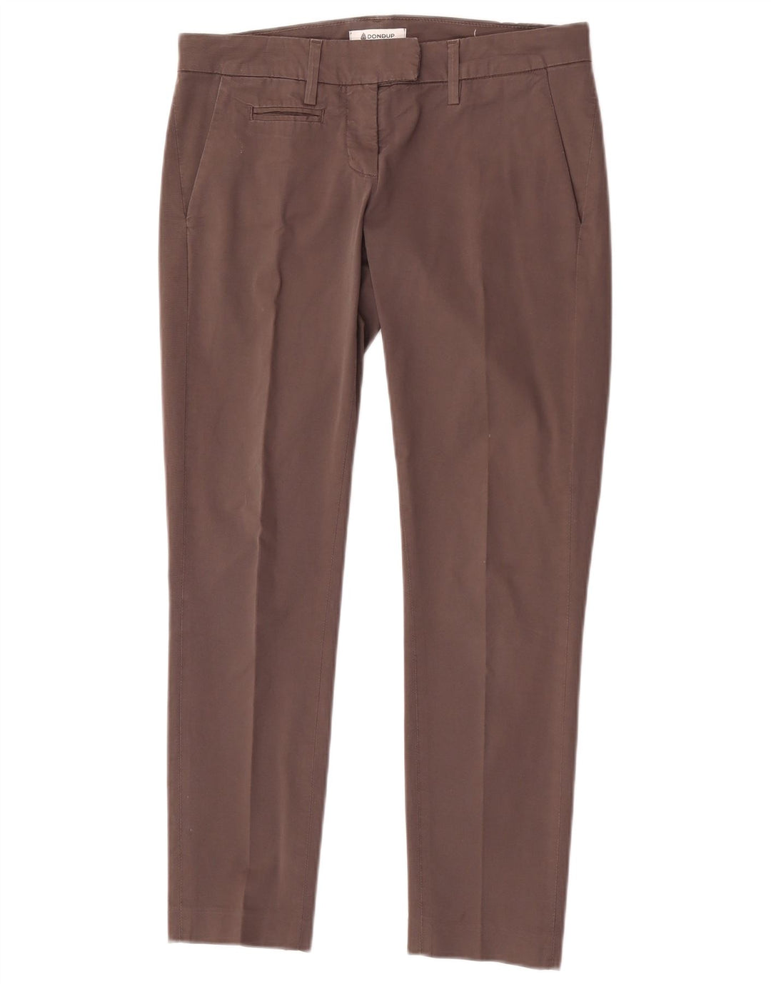Pantaloni chino slim da donna Dondup W27 L27 cotone grigio