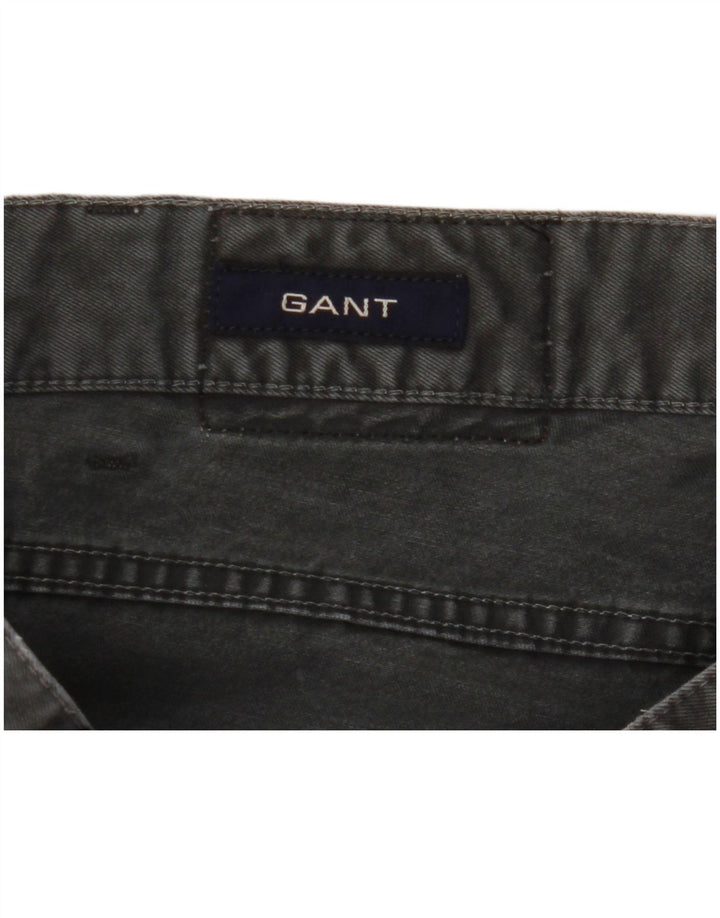 Jeans dritti regolari Jason da donna Gant W34 L30 cotone grigio